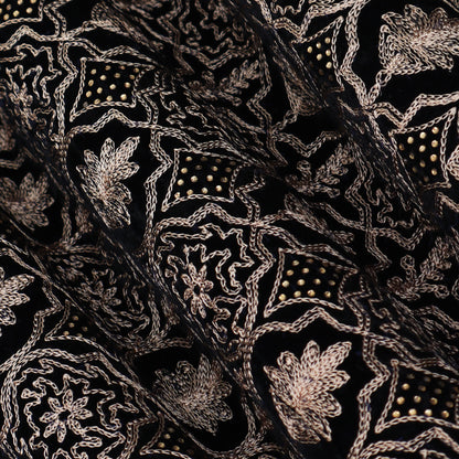Velvet Embroidery Fabric