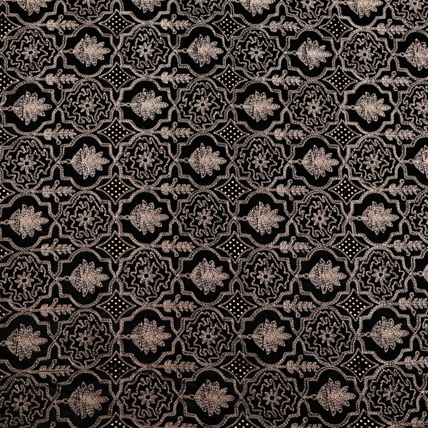 Velvet Embroidery Fabric