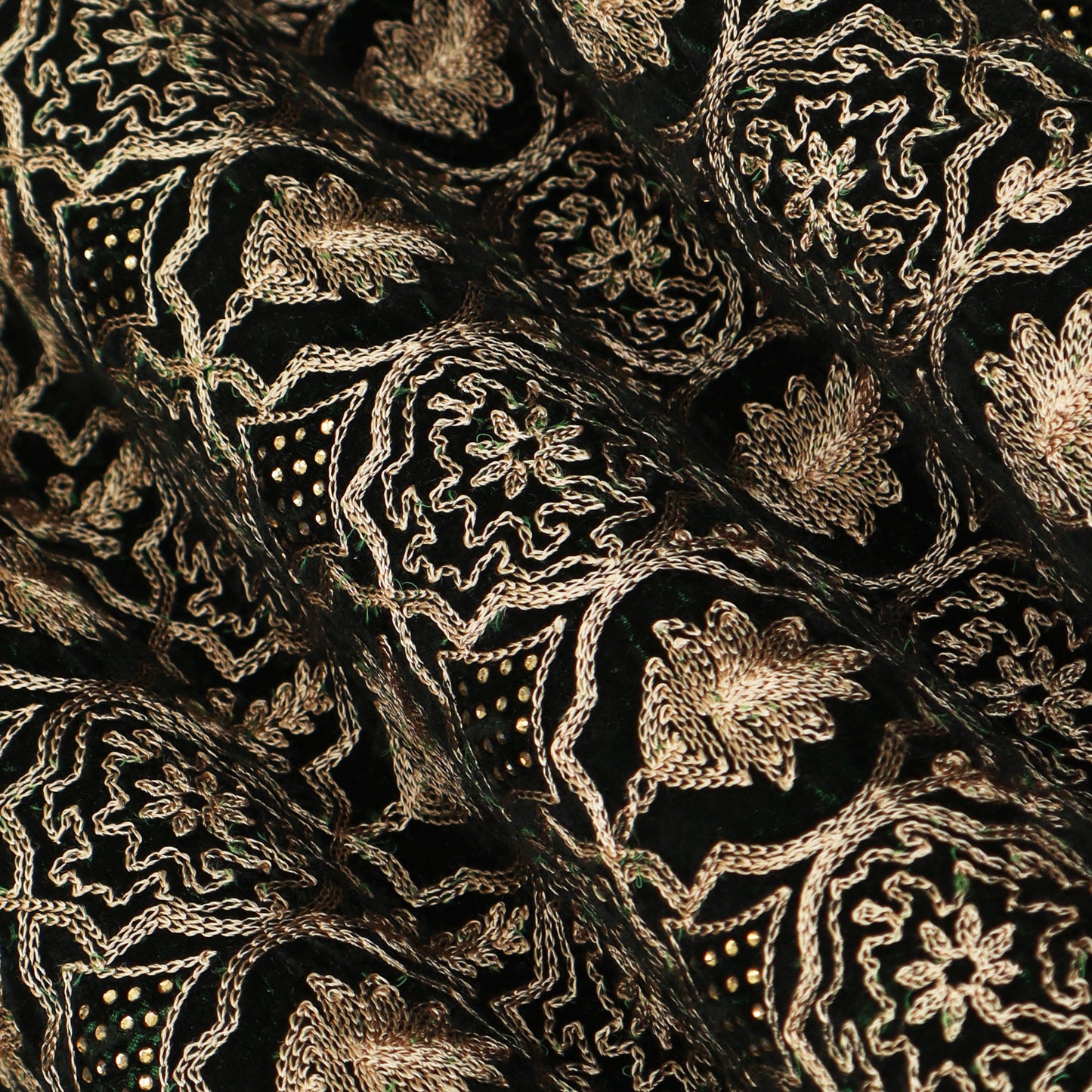 Velvet Embroidery Fabric