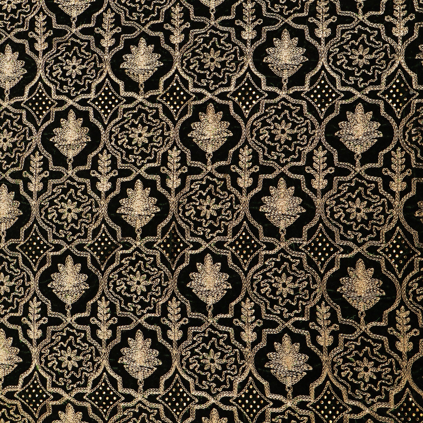 Velvet Embroidery Fabric