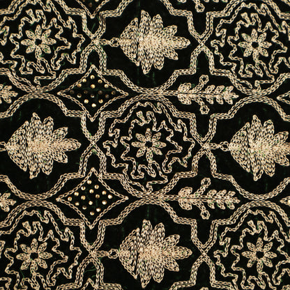Velvet Embroidery Fabric