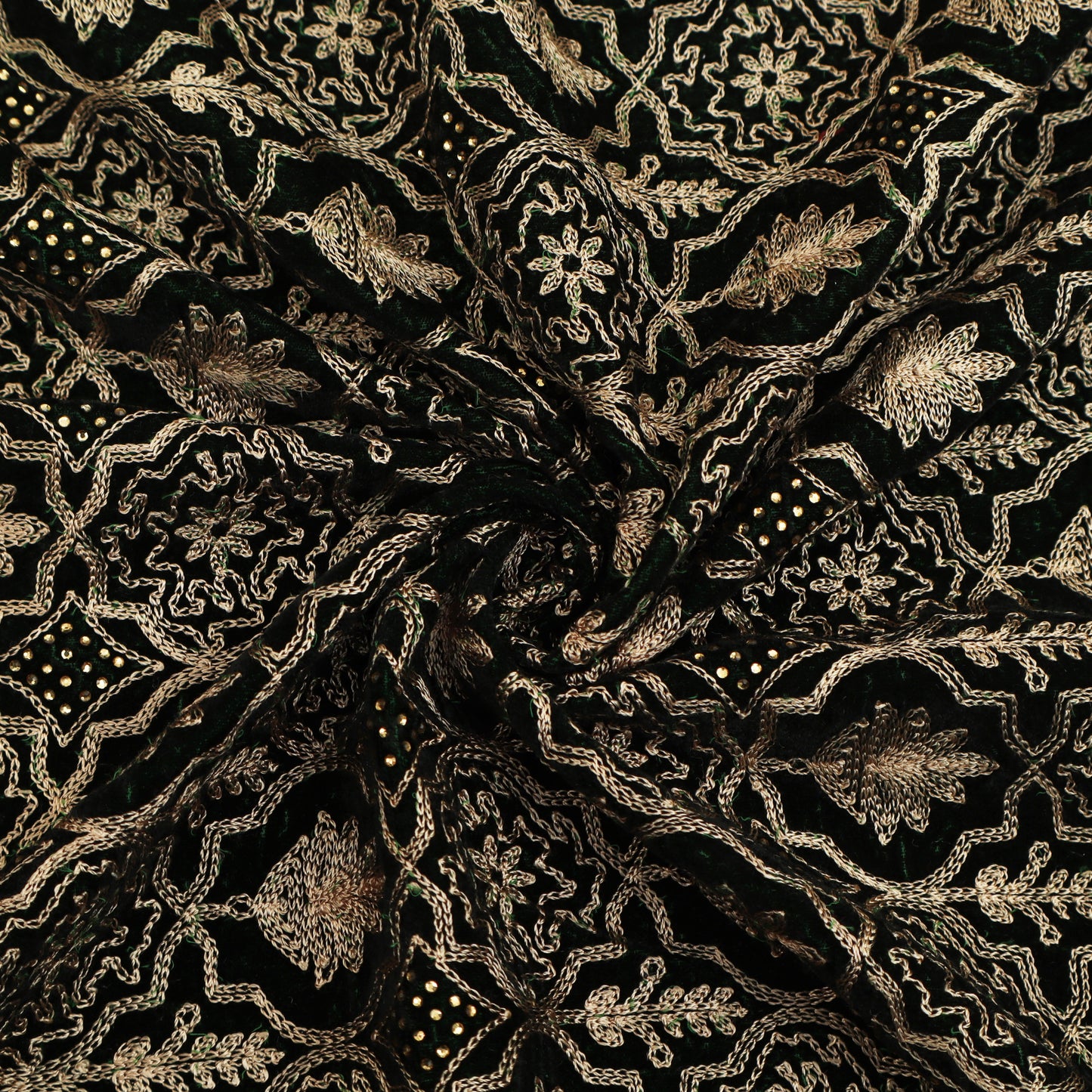 Velvet Embroidery Fabric