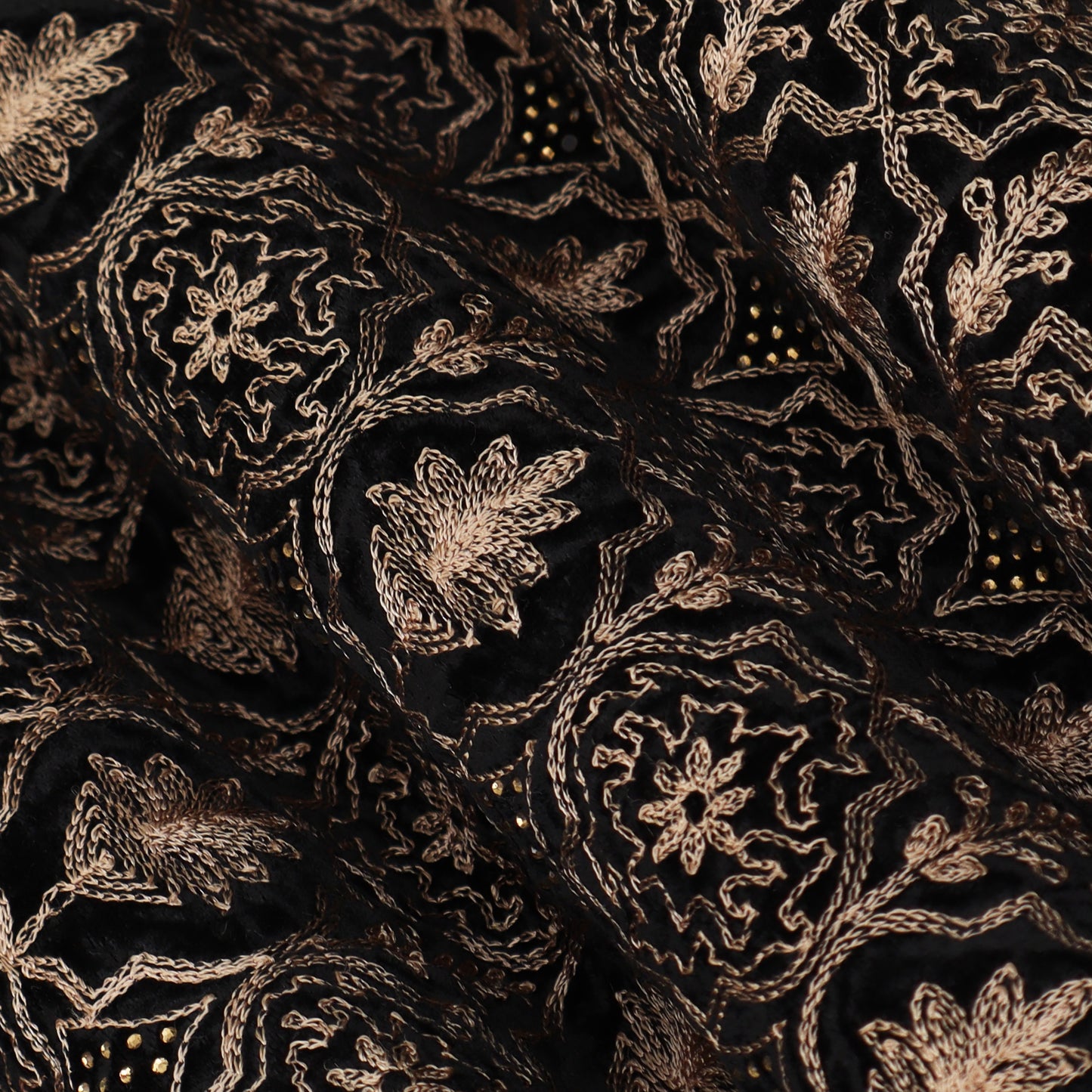 Velvet Embroidery Fabric