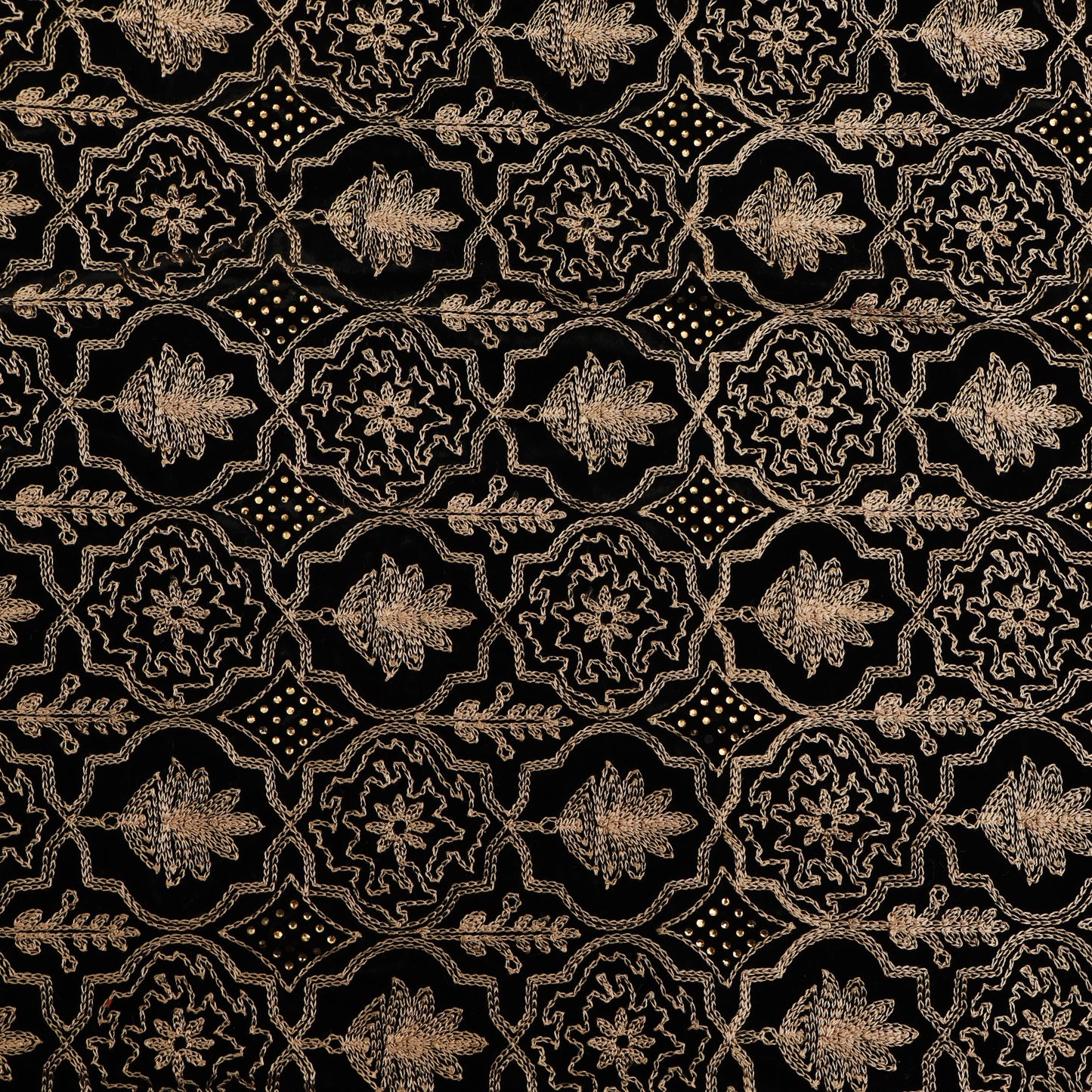 Velvet Embroidery Fabric