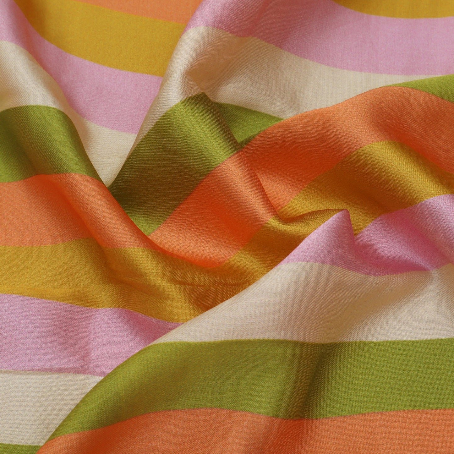 Multi-Color Modal Satin Hydra Print Fabric