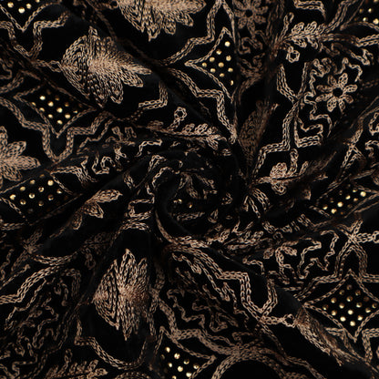 Velvet Embroidery Fabric