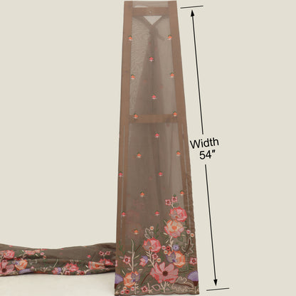 Mul Chanderi Embroidery Fabric