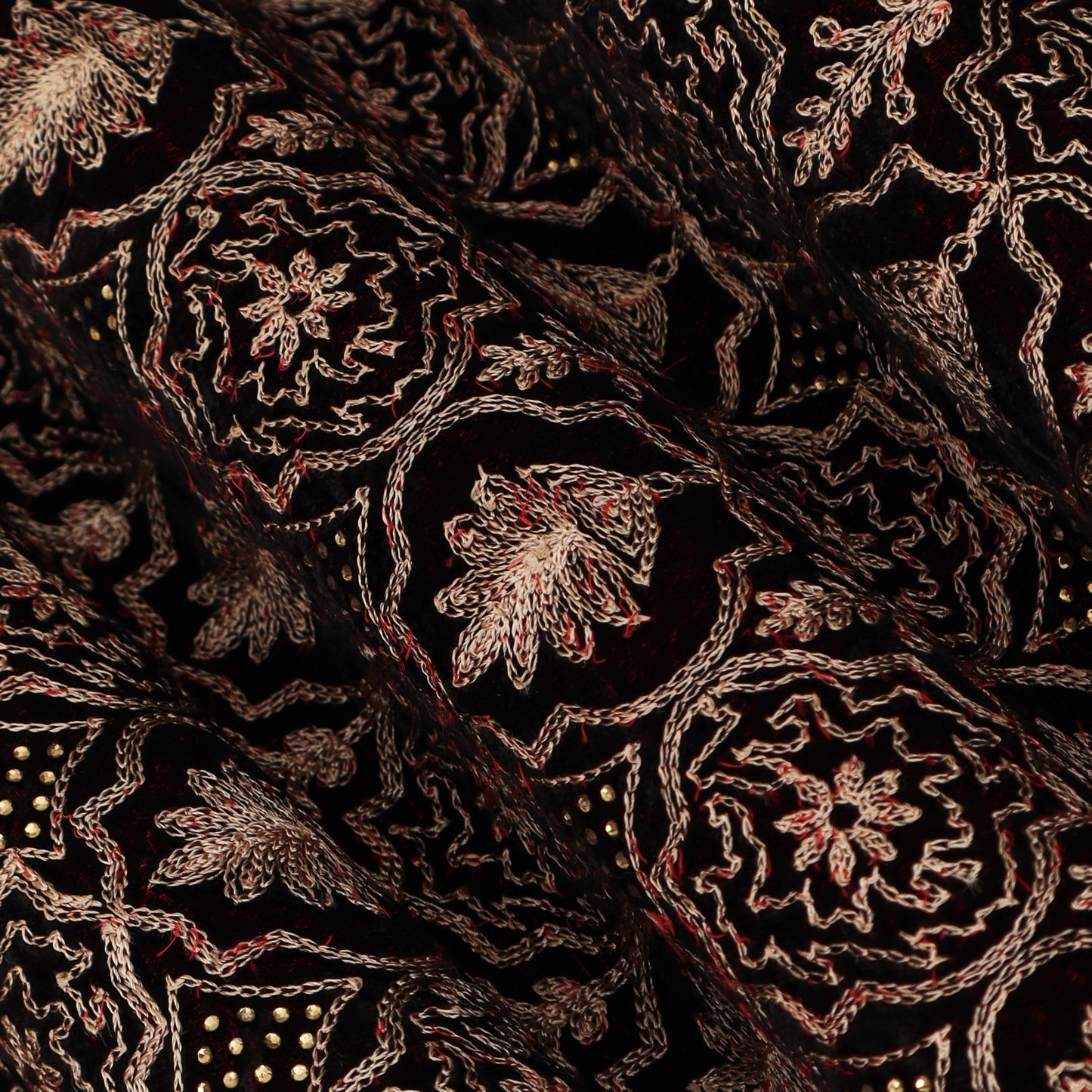 Velvet Embroidery Fabric