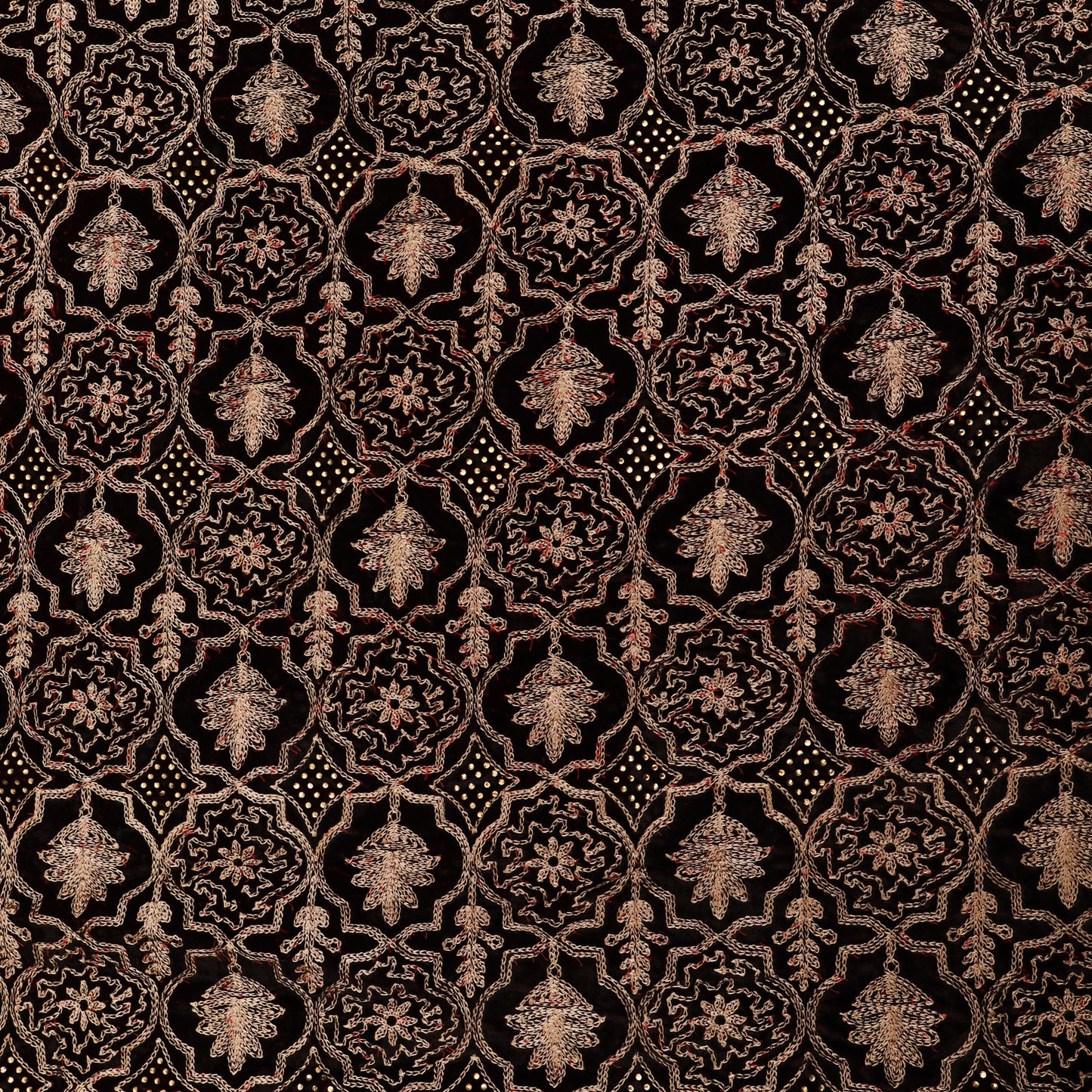 Velvet Embroidery Fabric