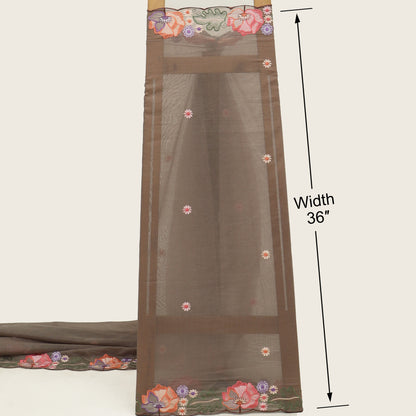 Mul Chanderi Embroidery Fabric