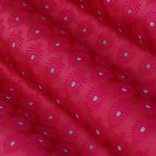 Pink Color  Brocade Fabric