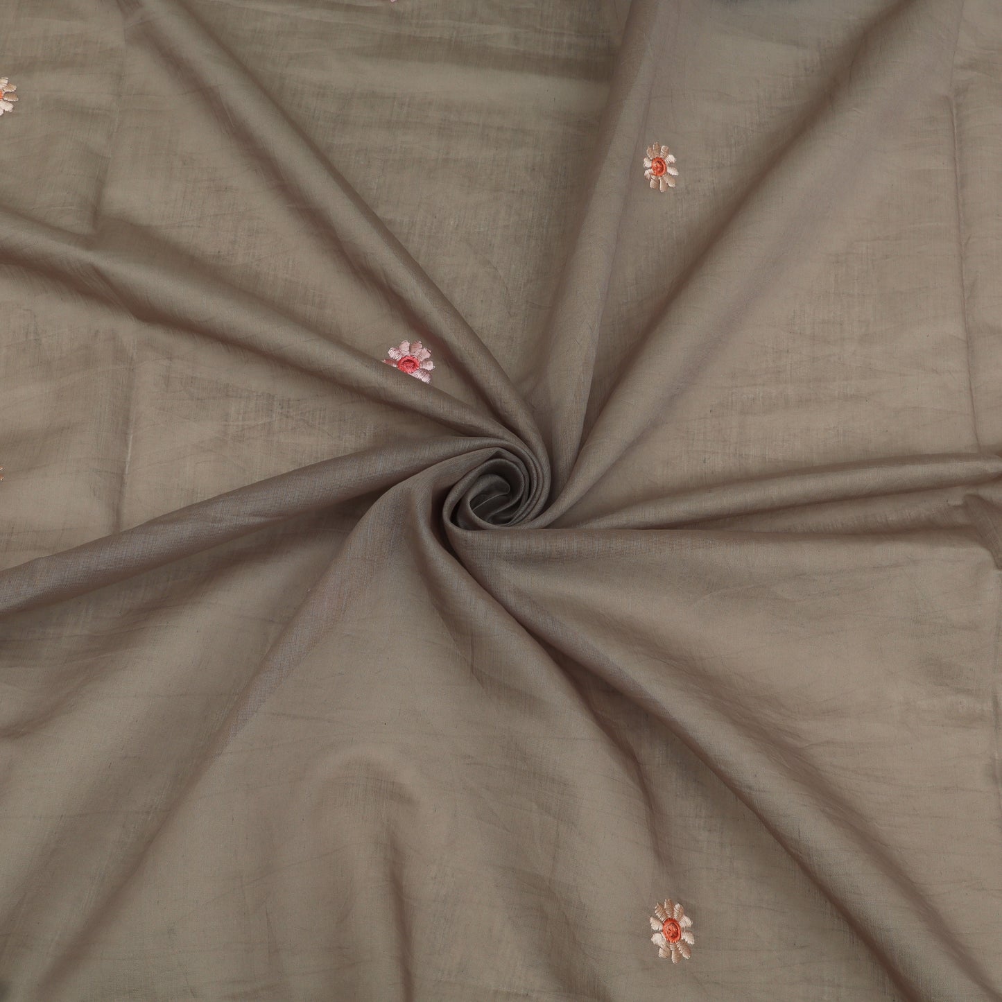 Mul Chanderi Embroidery Fabric
