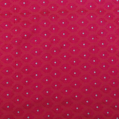 Pink Color  Brocade Fabric