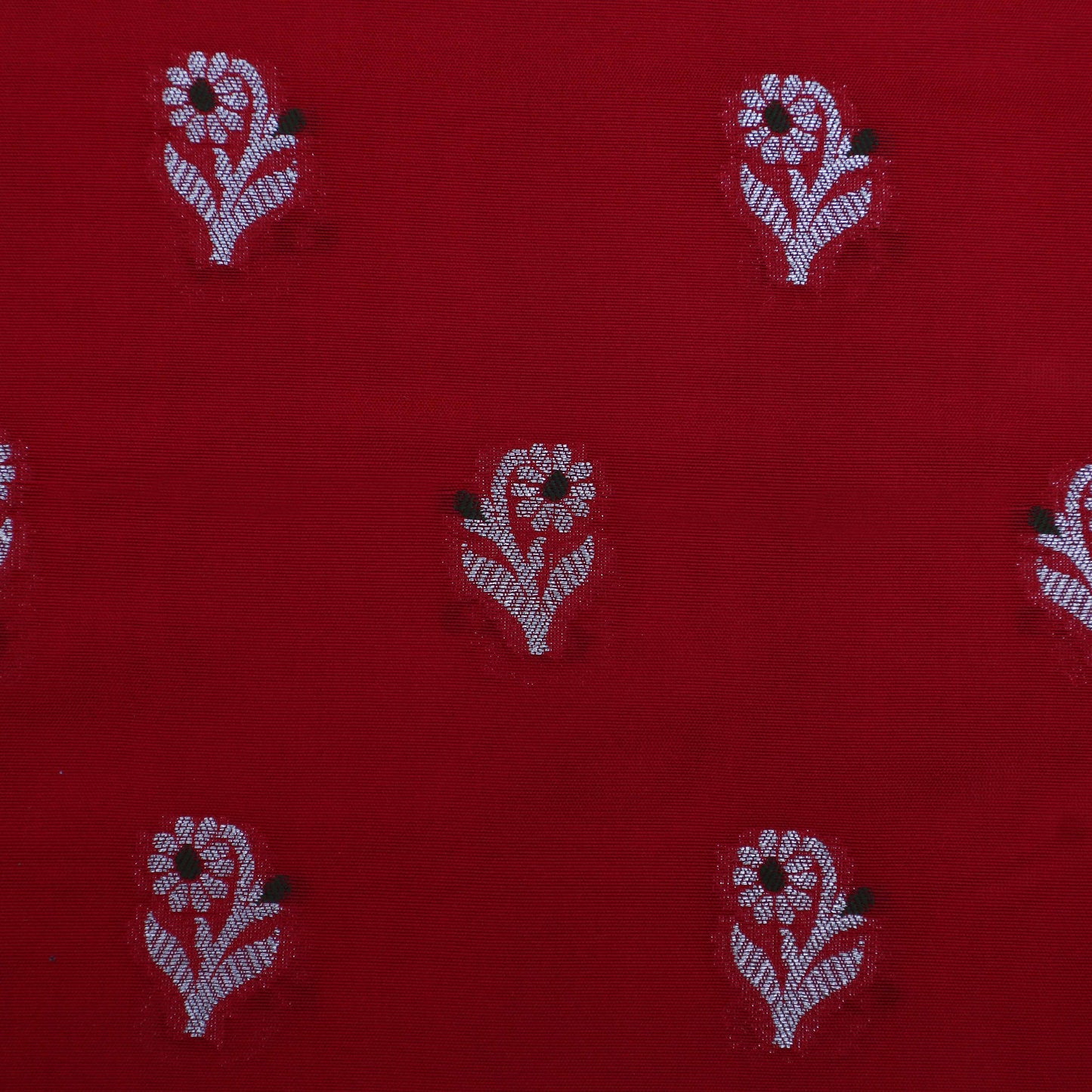 Red Color Brocade Fabric