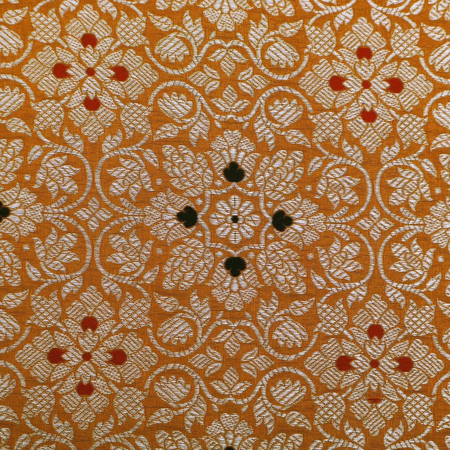 Mustard Color Brocade Fabric