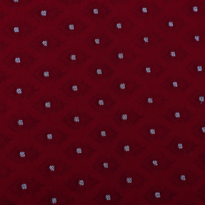 Maroon Color  Brocade Fabric