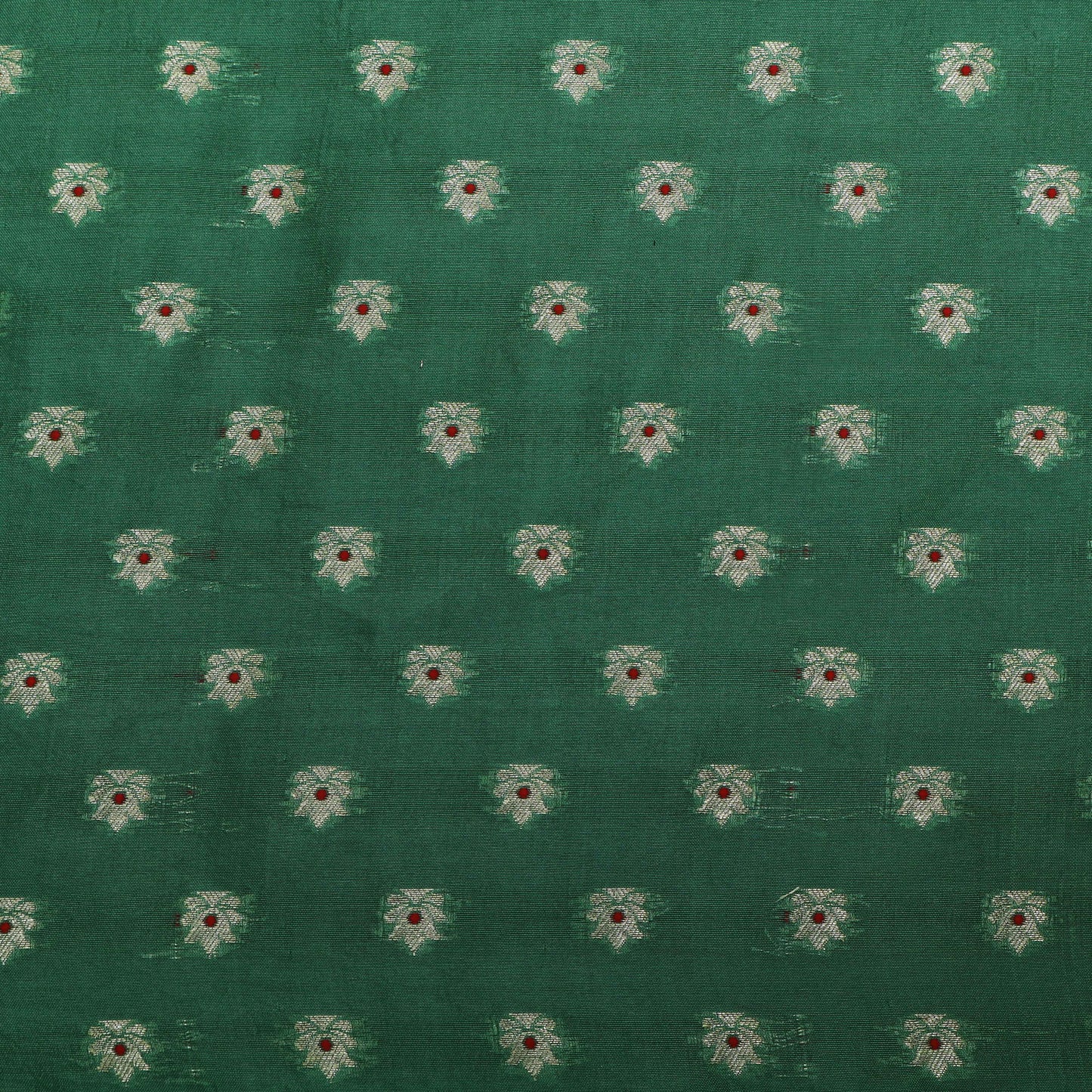 Green Color Brocade Fabric