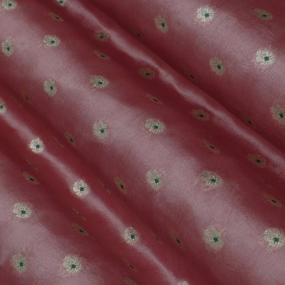 Onion Color Brocade Fabric