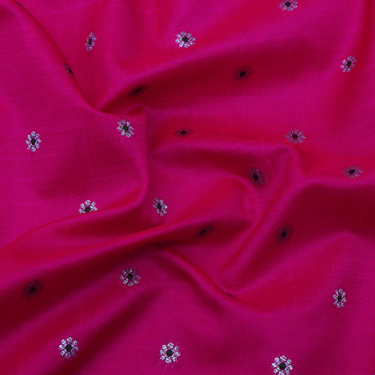 Rani Color Katan Meena Brocade Fabric