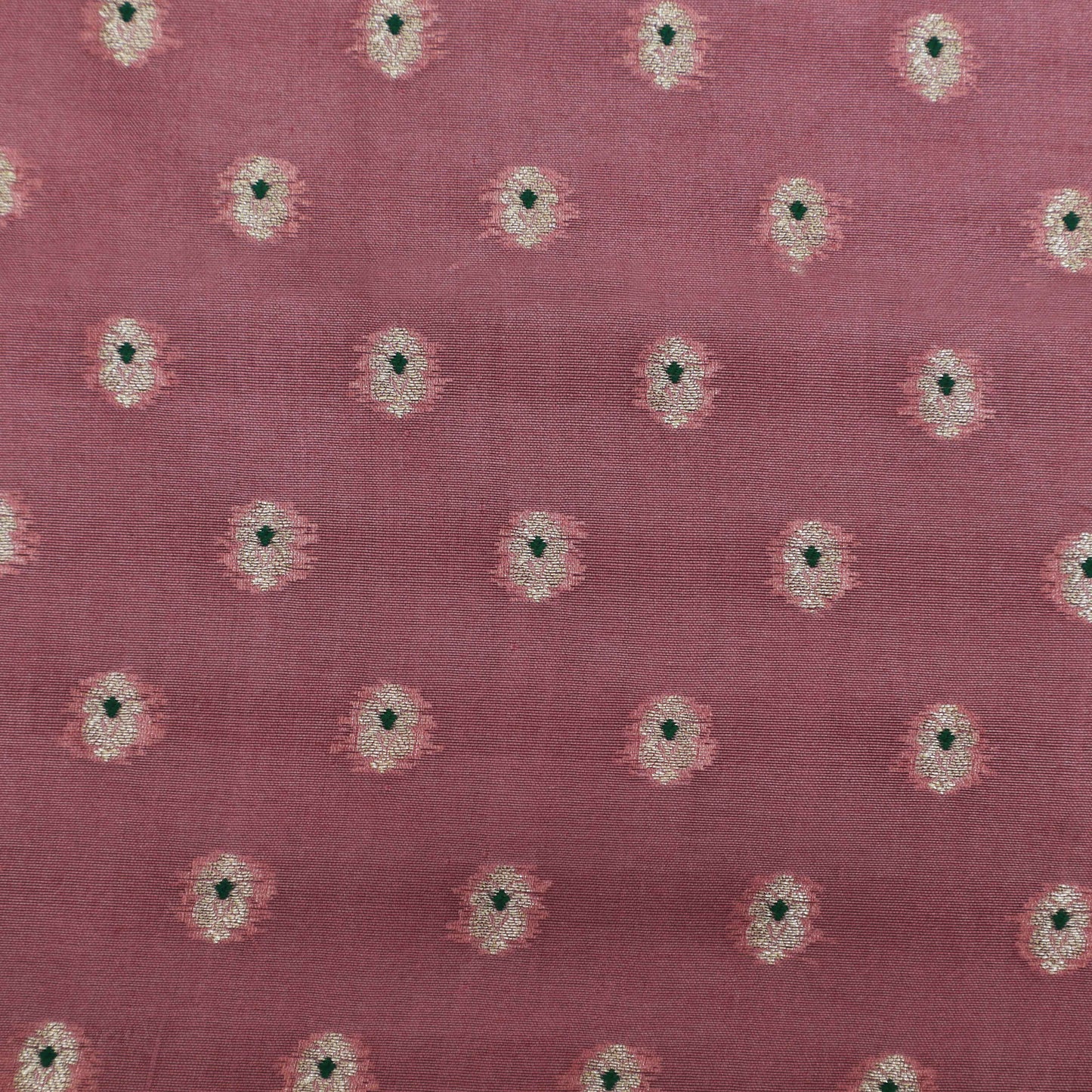 Onion Color Brocade Fabric