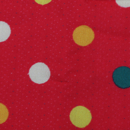 Red Color Modal Satin Hydra Print Fabric