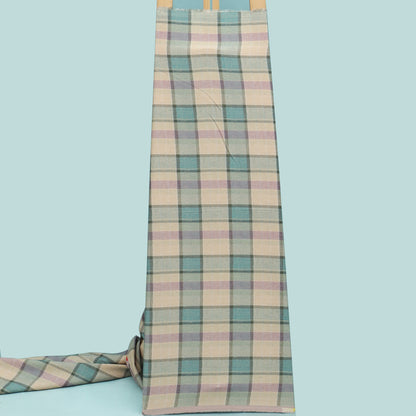 Multicolor Pashmina Check Fabric