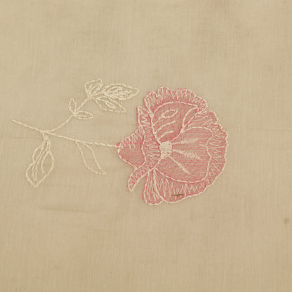 Chanderi Embroidery Fabric