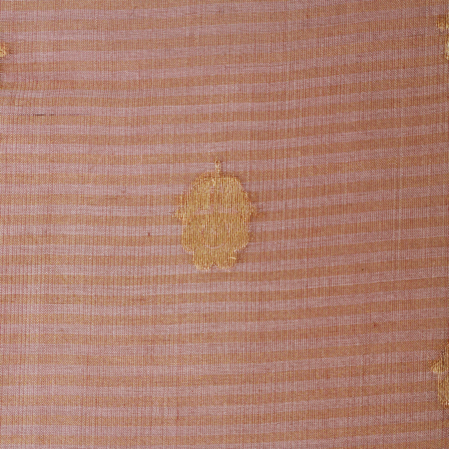 Rust Color Organza Tissue Booti Fabric