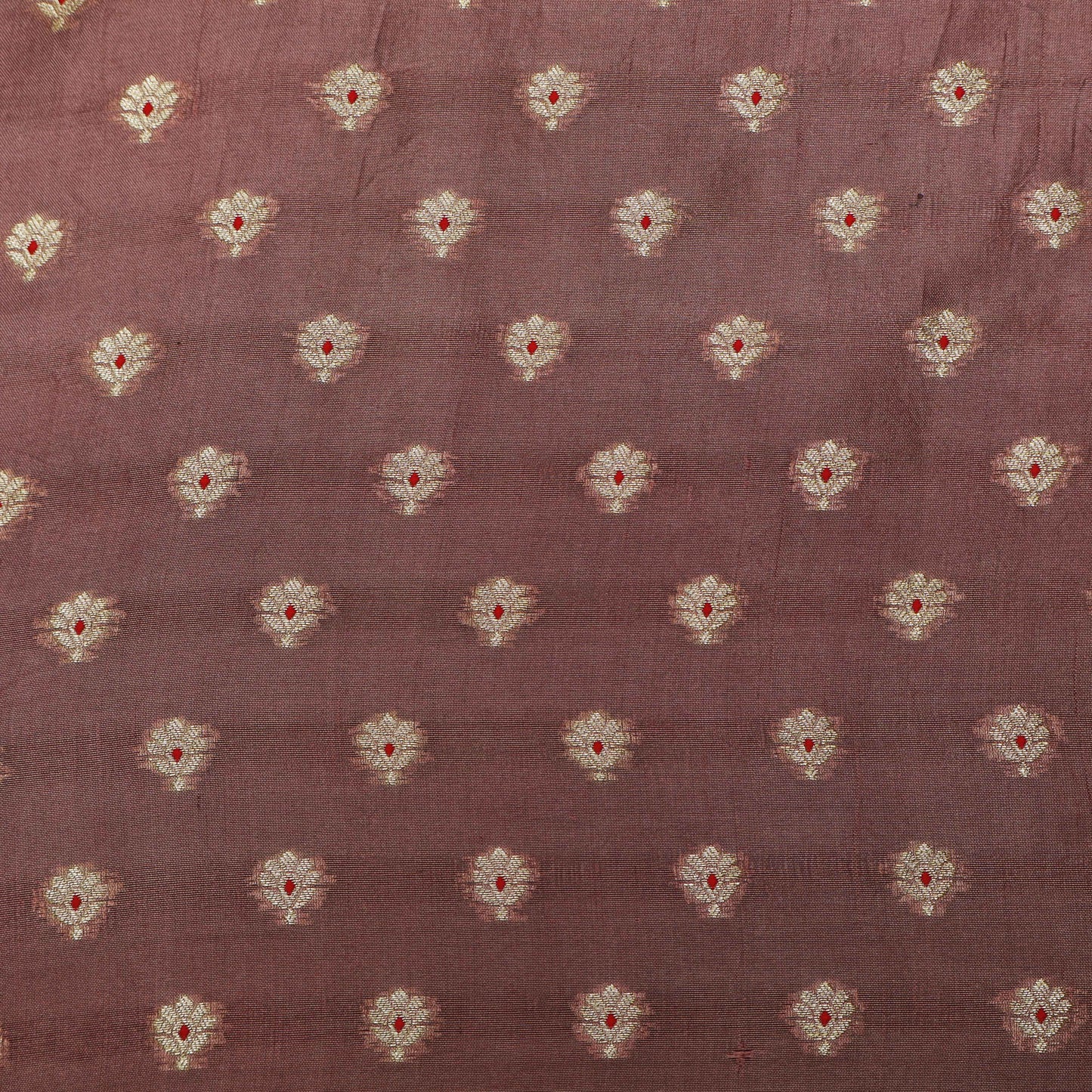 Onion Color Brocade Fabric