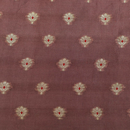 Onion Color Brocade Fabric