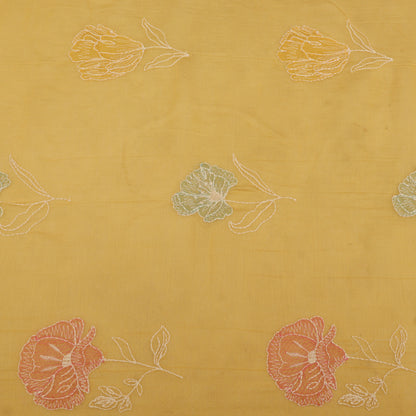 Chanderi Embroidery Fabric