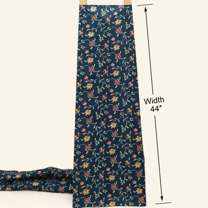 Raw Silk Ikkat Print Fabric