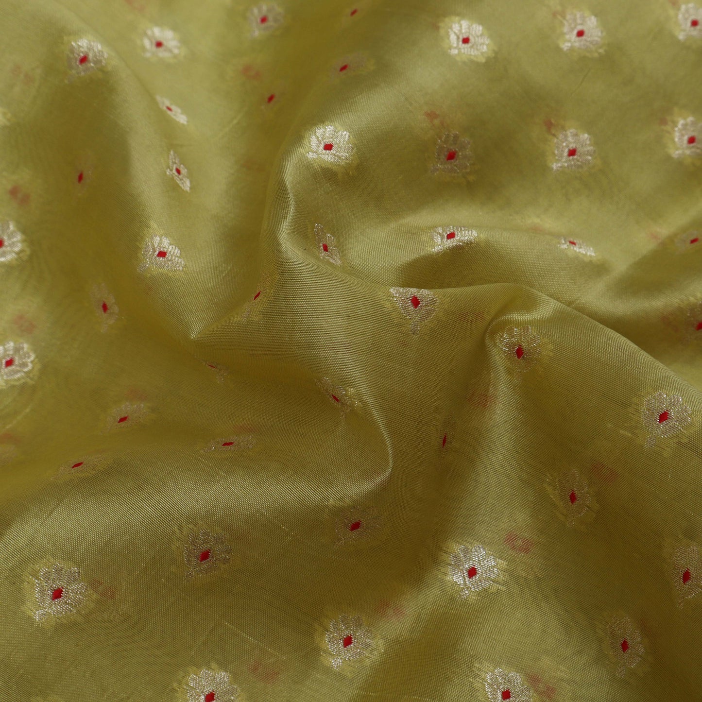 Lemon Color Brocade Fabric