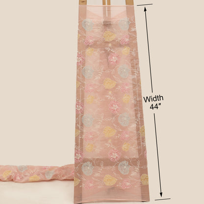 Chanderi Embroidery Fabric