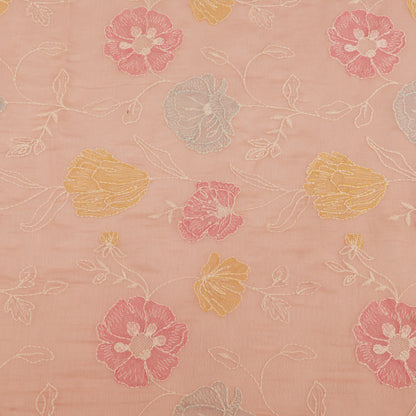 Chanderi Embroidery Fabric