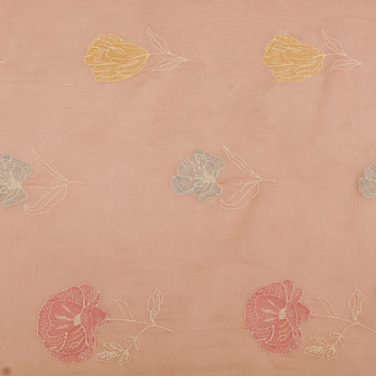 Chanderi Embroidery Fabric