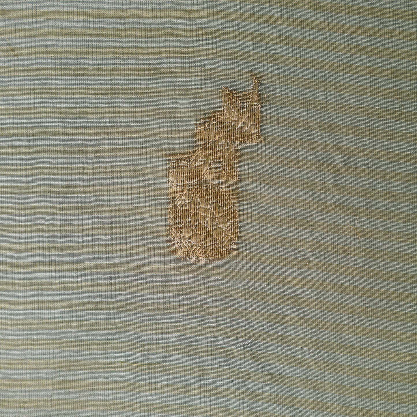 Pista Green Color Organza Tissue Booti Fabric