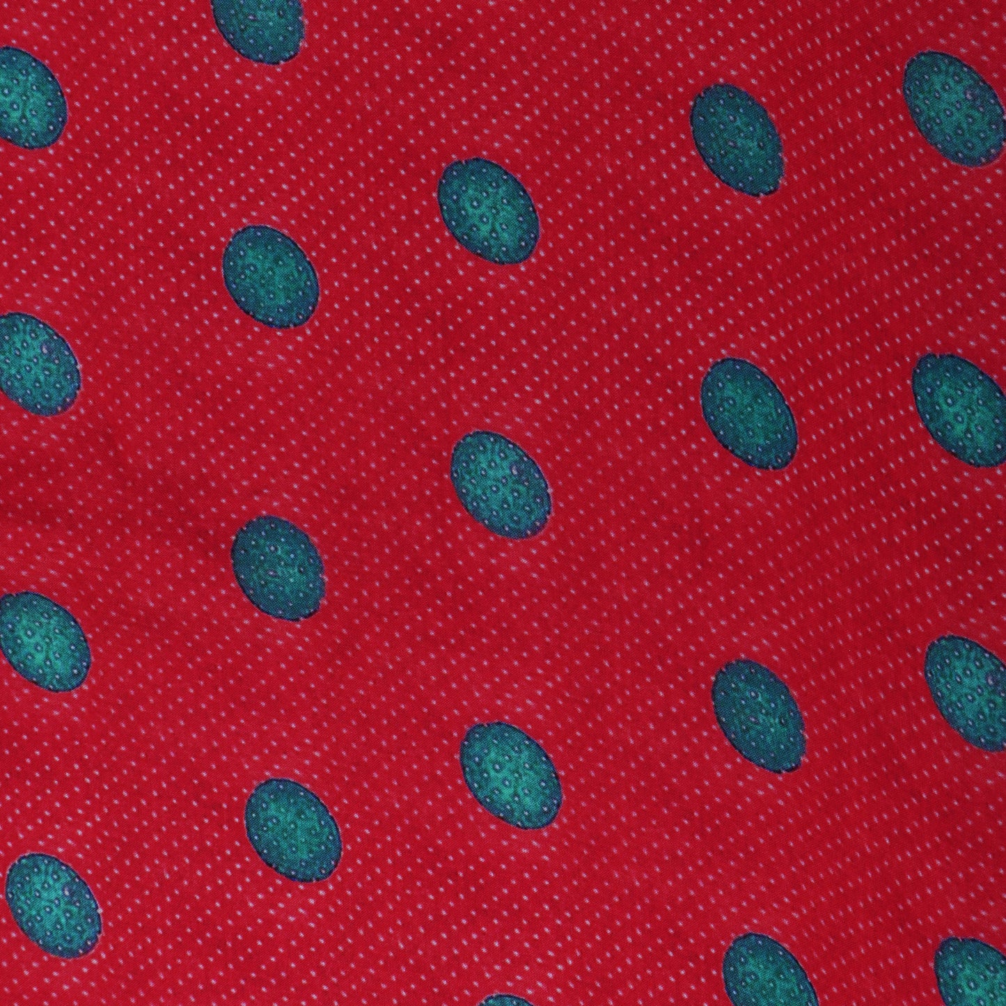 Red Color Modal Satin Hydra Print Fabric