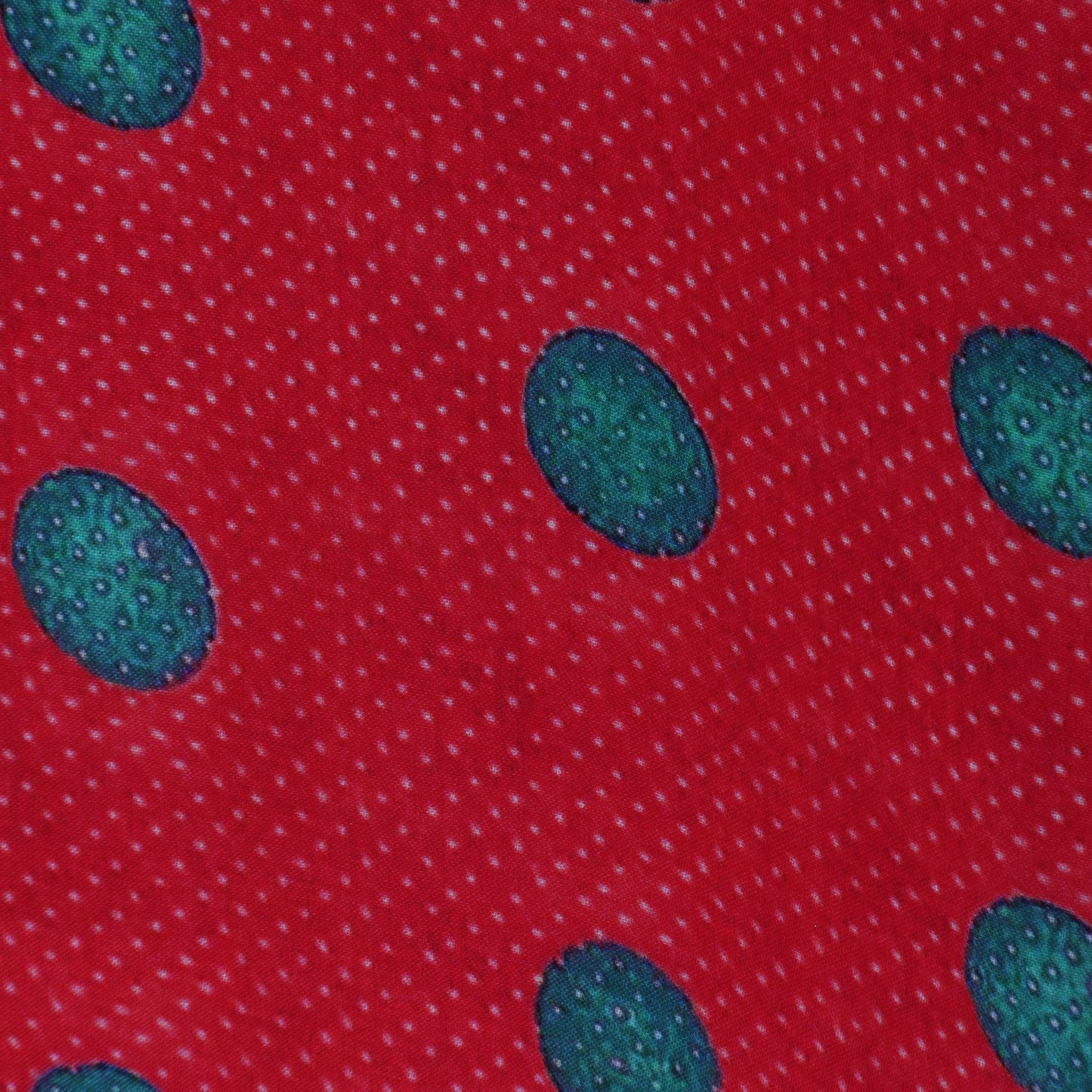 Red Color Modal Satin Hydra Print Fabric