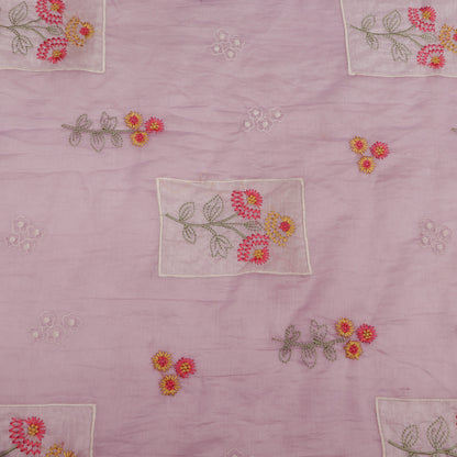 Mul Chanderi Embroidery Fabric