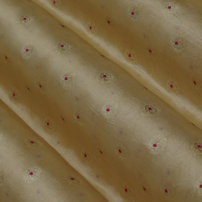 Cream Color Brocade Fabric