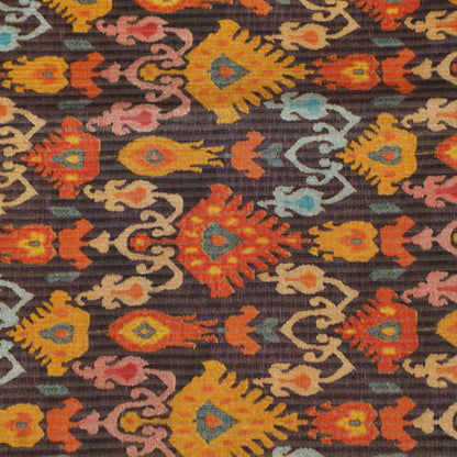 Katan Dupion Tissue Print Fabric