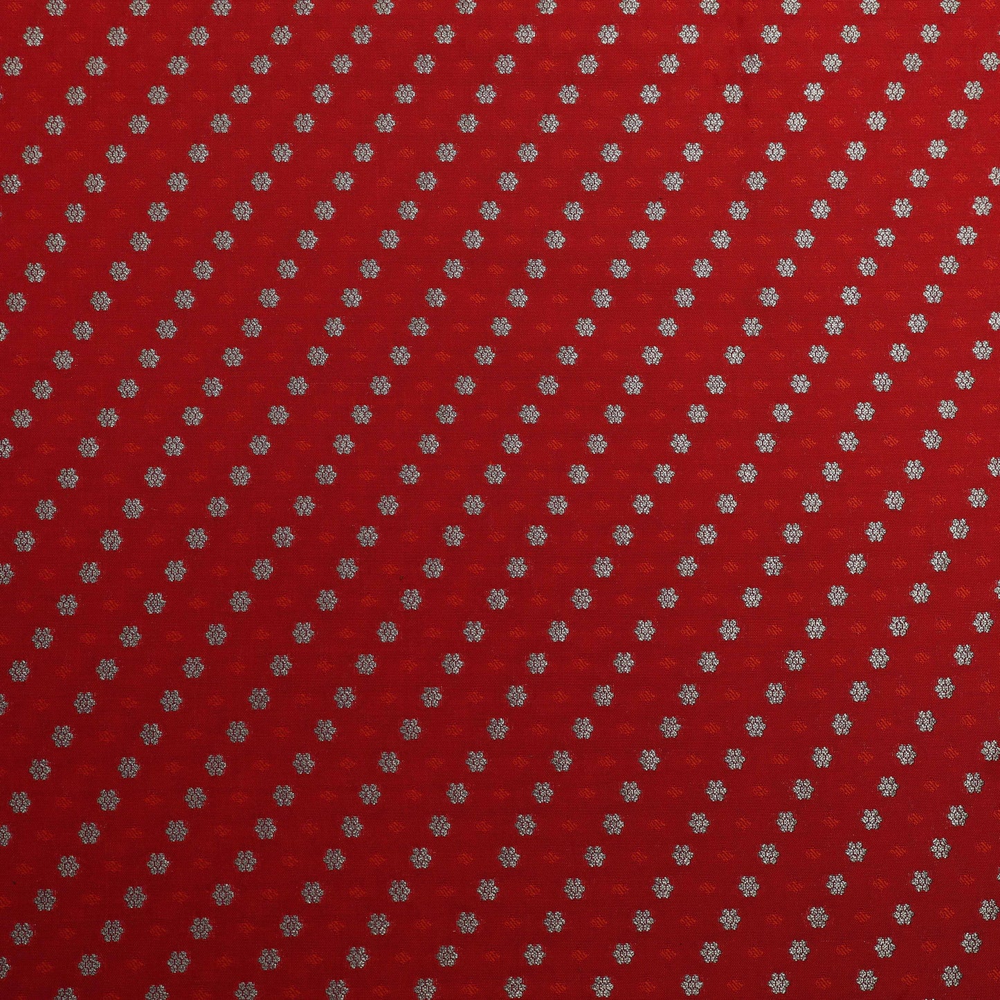 Red Color Brocade Fabric