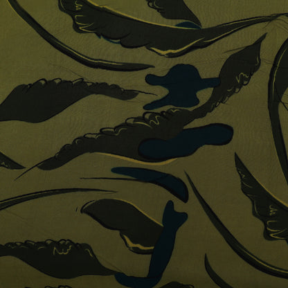 Multi Color Crepe Print Fabric