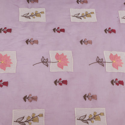 Chanderi Embroidery Fabric