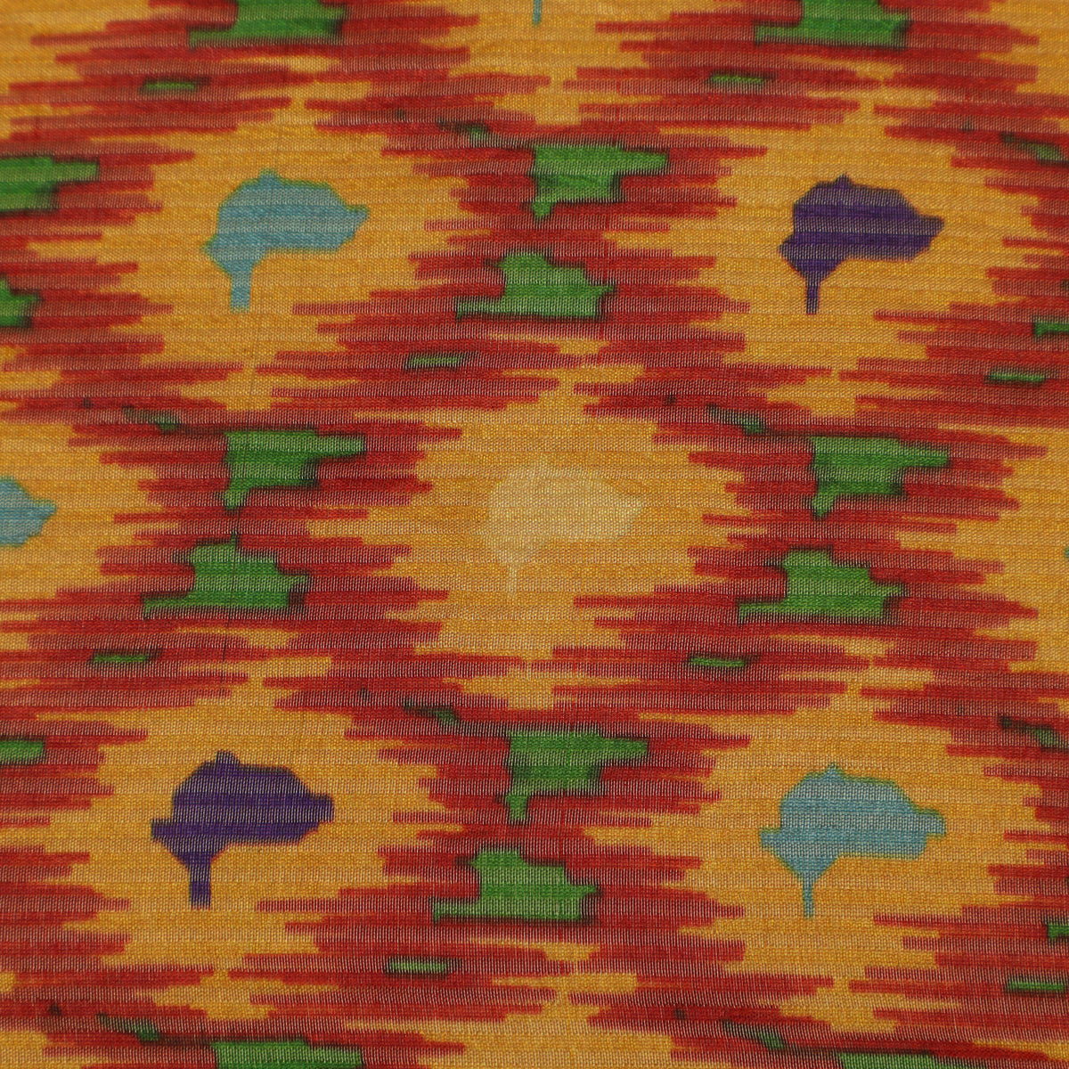 Katan Dupion Tissue Print Fabric