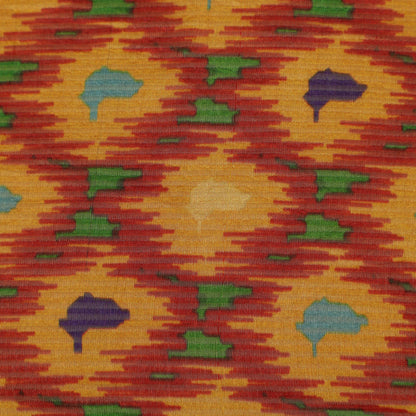 Katan Dupion Tissue Print Fabric