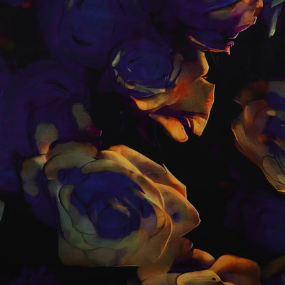 Multi Color Crepe Print Fabric