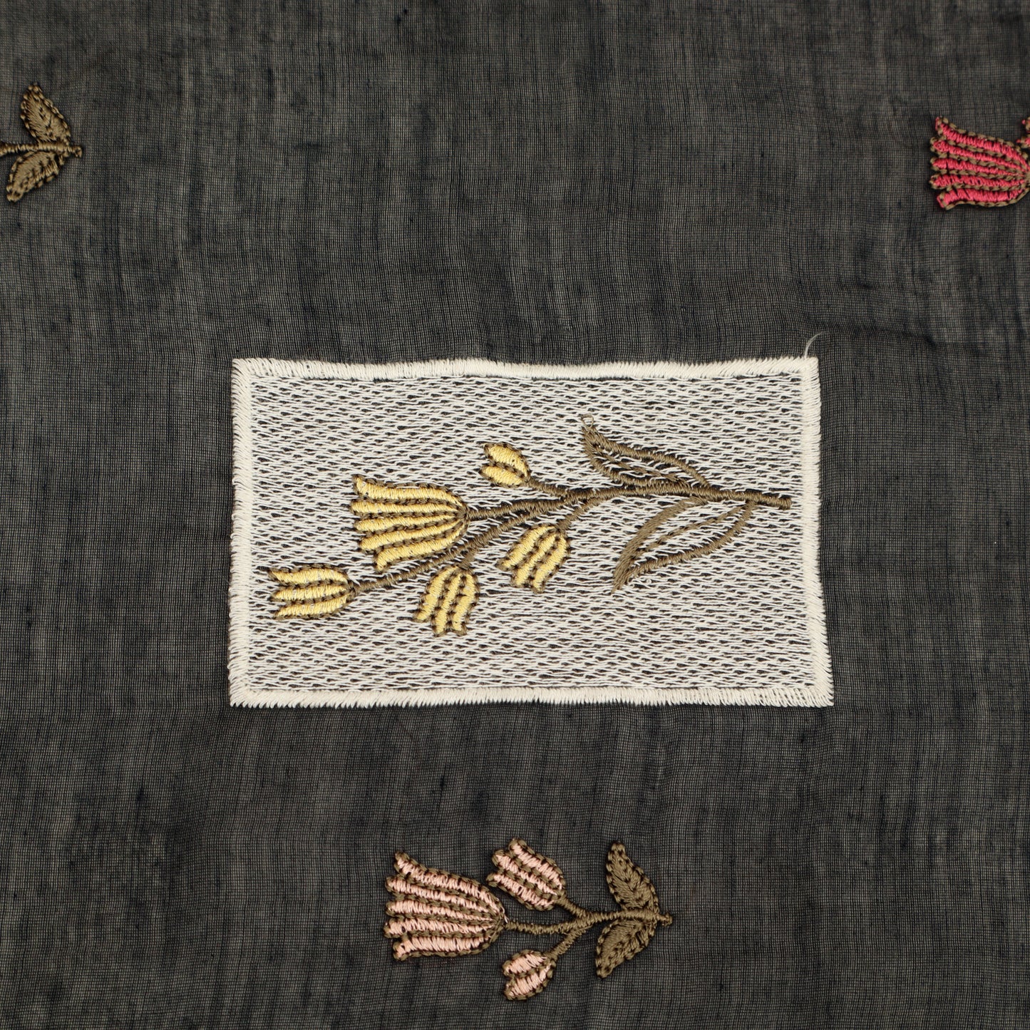 Chanderi Embroidery Fabric