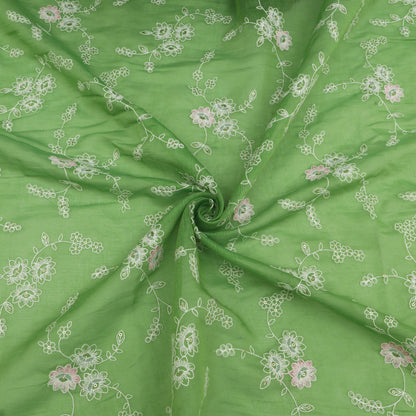 Chanderi Embroidery Fabric